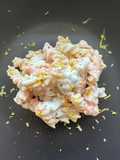 Pasta al salmone con crema di burrata