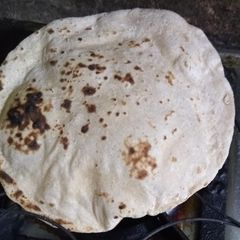 A picture of Whole wheat chapati.