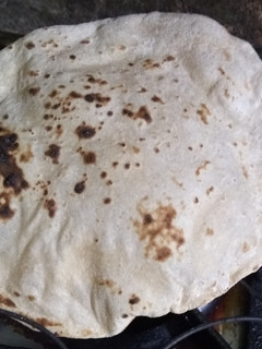 A picture of Whole wheat chapati.