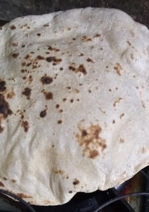 A picture of Whole wheat chapati.