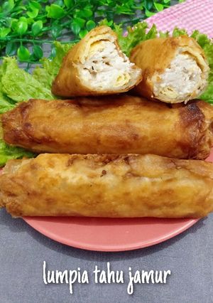 Foto resep Lumpia tahu jamur