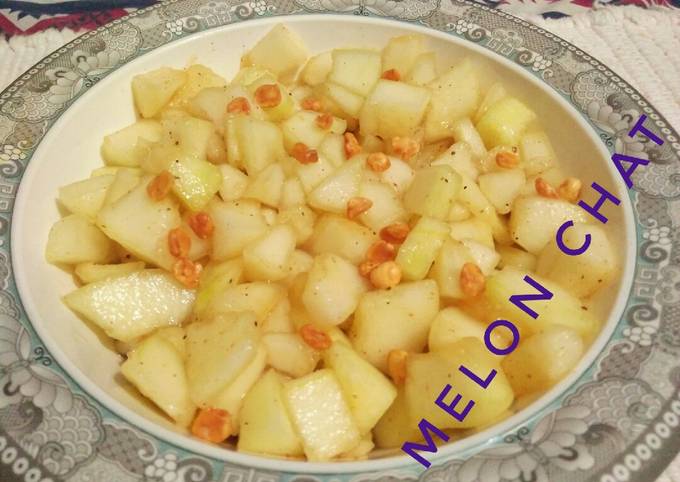 Melon Chat Recipe By J Junaid Motiwala Cookpad