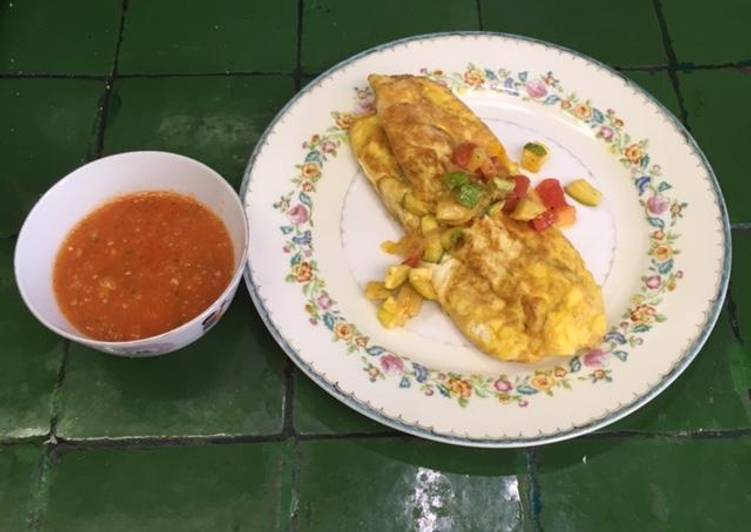 Omelette de Calabacitas