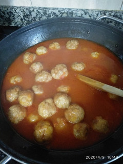 Una foto de Albóndigas a mi manera