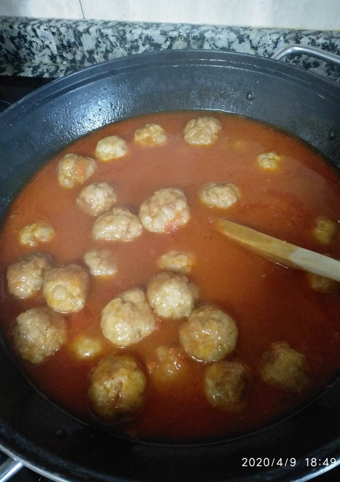 Una foto de Albóndigas a mi manera