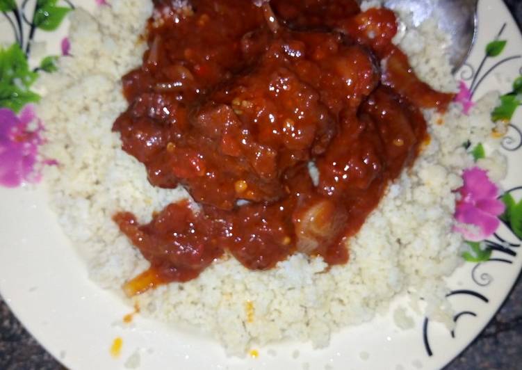 Cuscus with stew