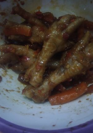 Foto resep Ceker pedas saus teriyaki