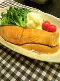 Fluffy Teriyaki Salmon