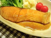 A picture of mirin salmon