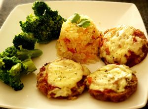 Una foto de Berenjenas a la parmesana de Grace