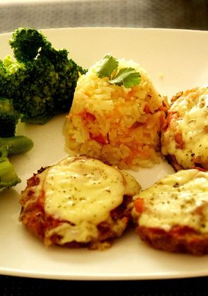 Una foto de Berenjenas a la parmesana de Grace
