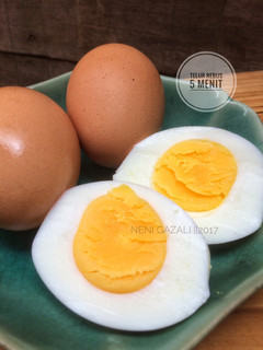 Foto resep Telur Rebus 5 Menit