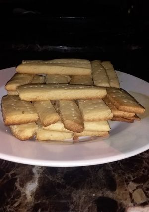 A picture of Short bread cookies.
