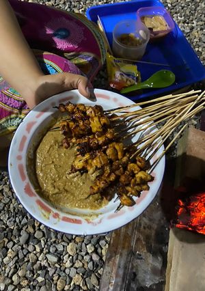 Foto resep Sate ayam kuah kacang