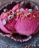 Helado de moras