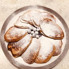 A picture of Mango & Coconut Pancakes.