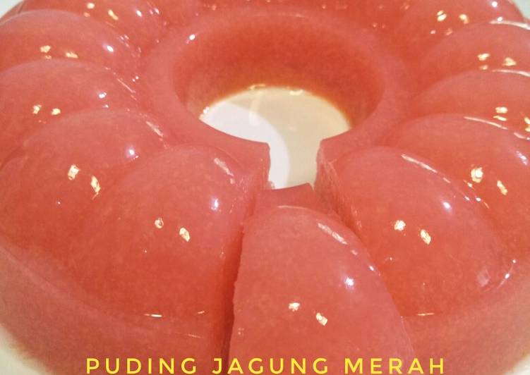 Resep Puding Jagung Merah yang Enak Banget