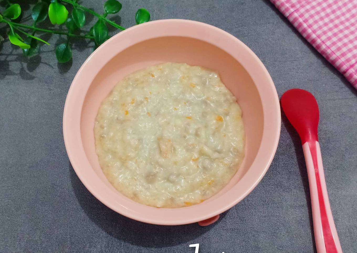 Bubur daging sapi wortel mpasi 7m+