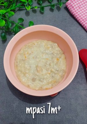 Foto resep Bubur daging sapi wortel mpasi 7m+