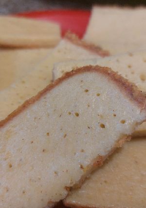 Una foto de Fainá de queso