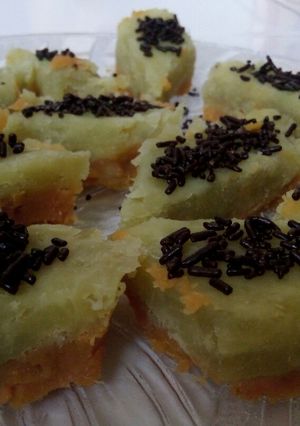 Foto resep Gethuk Ubi 2 Warna Tabur Mesess