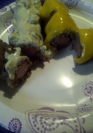 A picture of Hamburger and Hotdogs, but not the way you think.