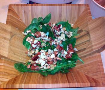 Ultimate Prepare Recipe Brendas StrawberrySpinach Salad with Cracked Pepper Vinaigrette Delicious Nutritious