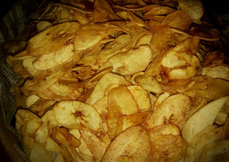 Kripik pisang karamel