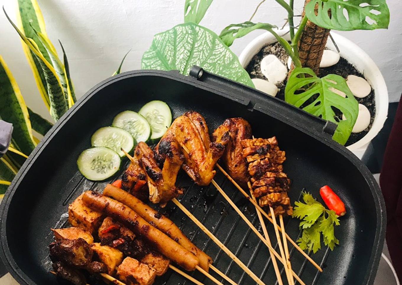 Sate Ala Angkringan Pedas Manis
