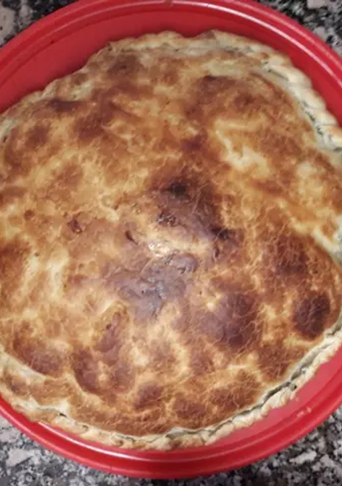 Una foto de Tarta de Espinaca, Ricota y Jamón