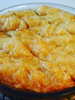 A picture of Baklava with Lemon Syrup.