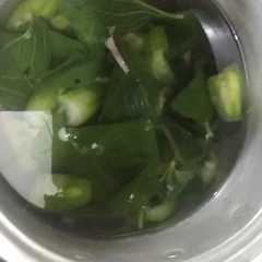 Sayur Bening Bayam dan Gambas রেসিপির প্রধান ছবি
