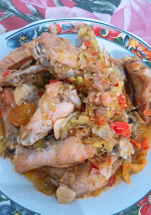 Foto resep Ayam pedas