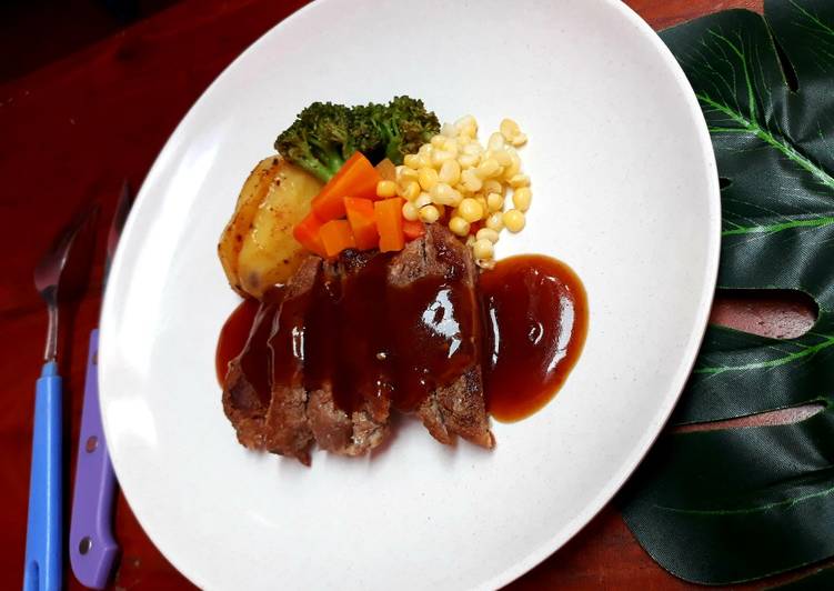Resep Beef Steak BBQ Sauce, Bisa Manjain Lidah