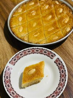 صورة لوصفة هريسه بالسميد