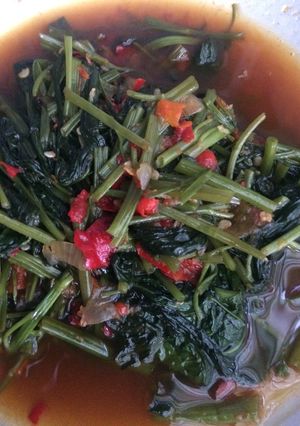 Foto resep Tumis kangkung simpel