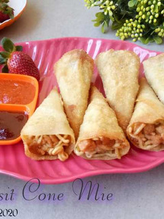 Foto resep Pangsit Cone Mie