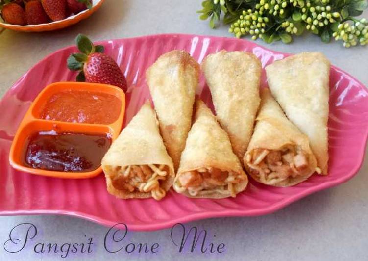 Resep Pangsit Cone Mie Anti Gagal