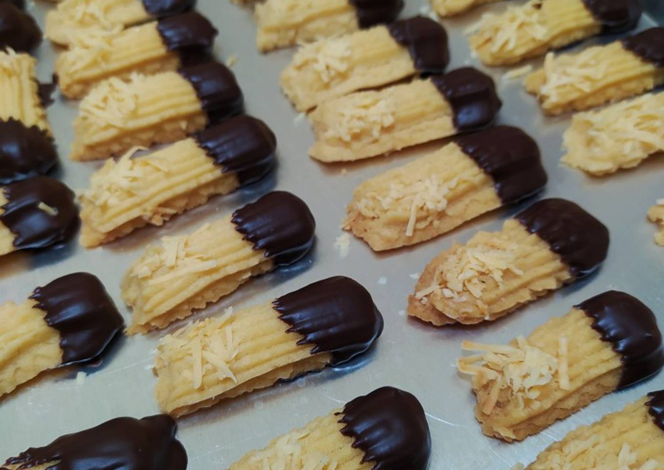 Cheese & choco butter cookies