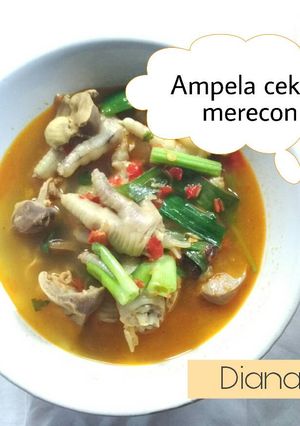 Foto resep 2. Ampela ceker merecon simpel for beginners
