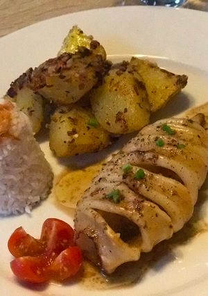 Foto resep GriLL CaLamari greece way