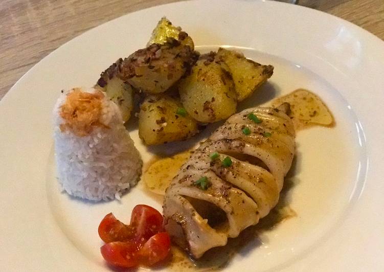 Resep GriLL CaLamari greece way, Bikin Ngiler