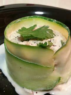 Una foto de Crema de queso con atún