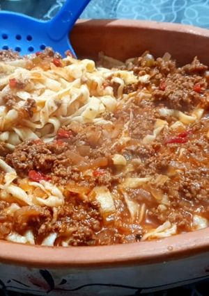 Una foto de Fideos caseros