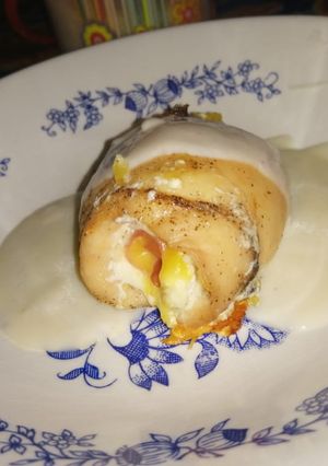 Una foto de Pechugas rellenas al horno