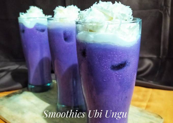 Resep Smoothies Ubi Ungu Oleh Fara Saskia Cookpad