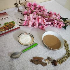 A picture of Irani chai recipe.