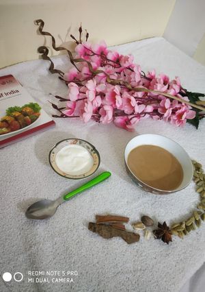 A picture of Irani chai recipe.
