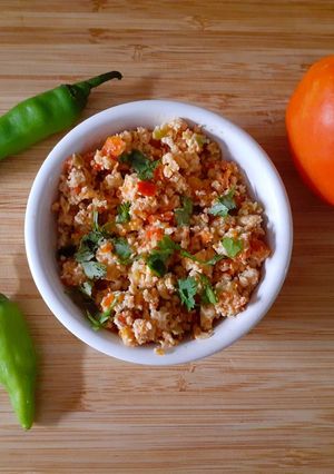 A picture of Yogurt spiced mince with chilli🥘.