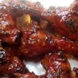 Kepala ayam bakar pedas manis